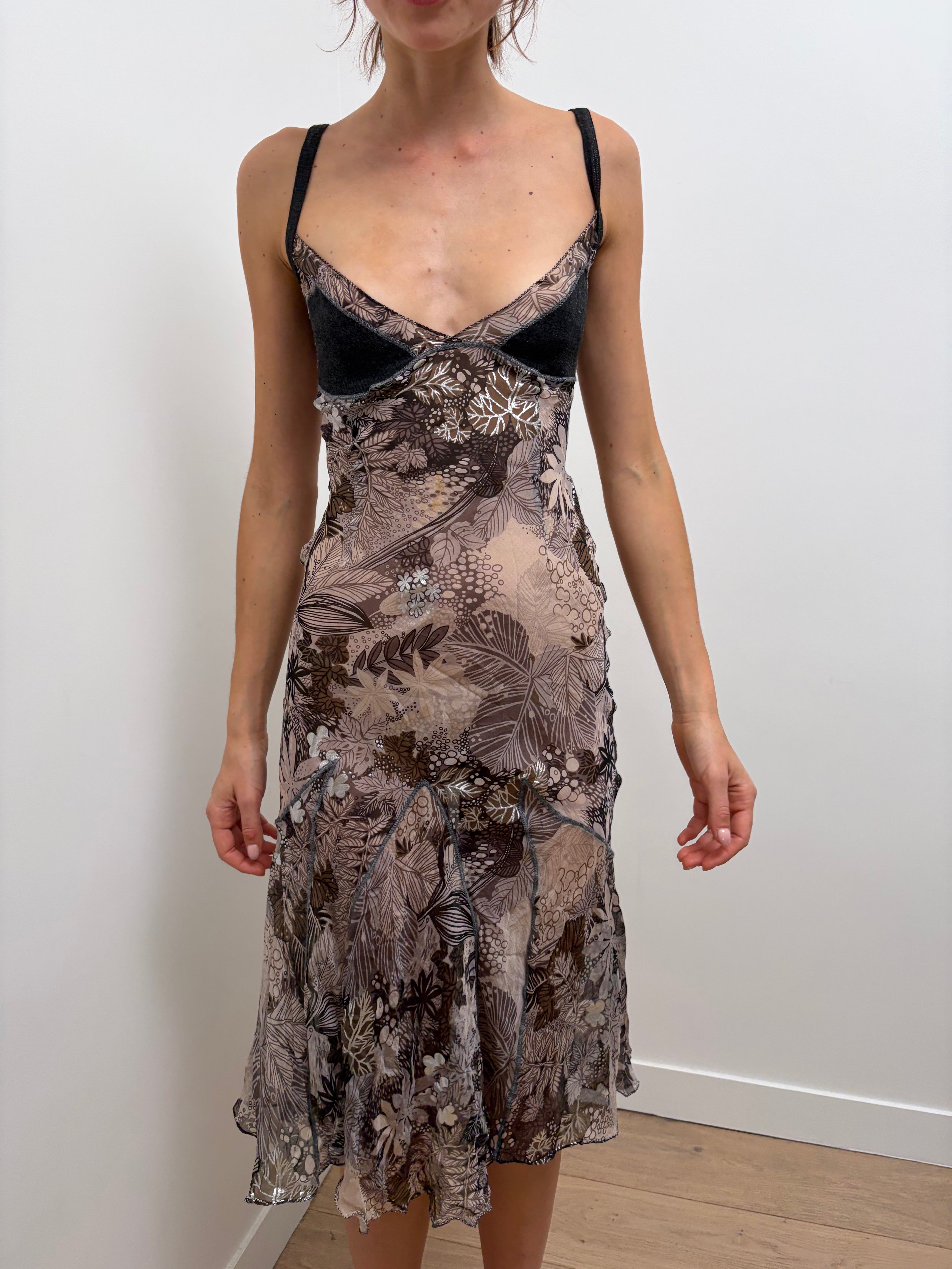 Italien Vintage Silk Dress
