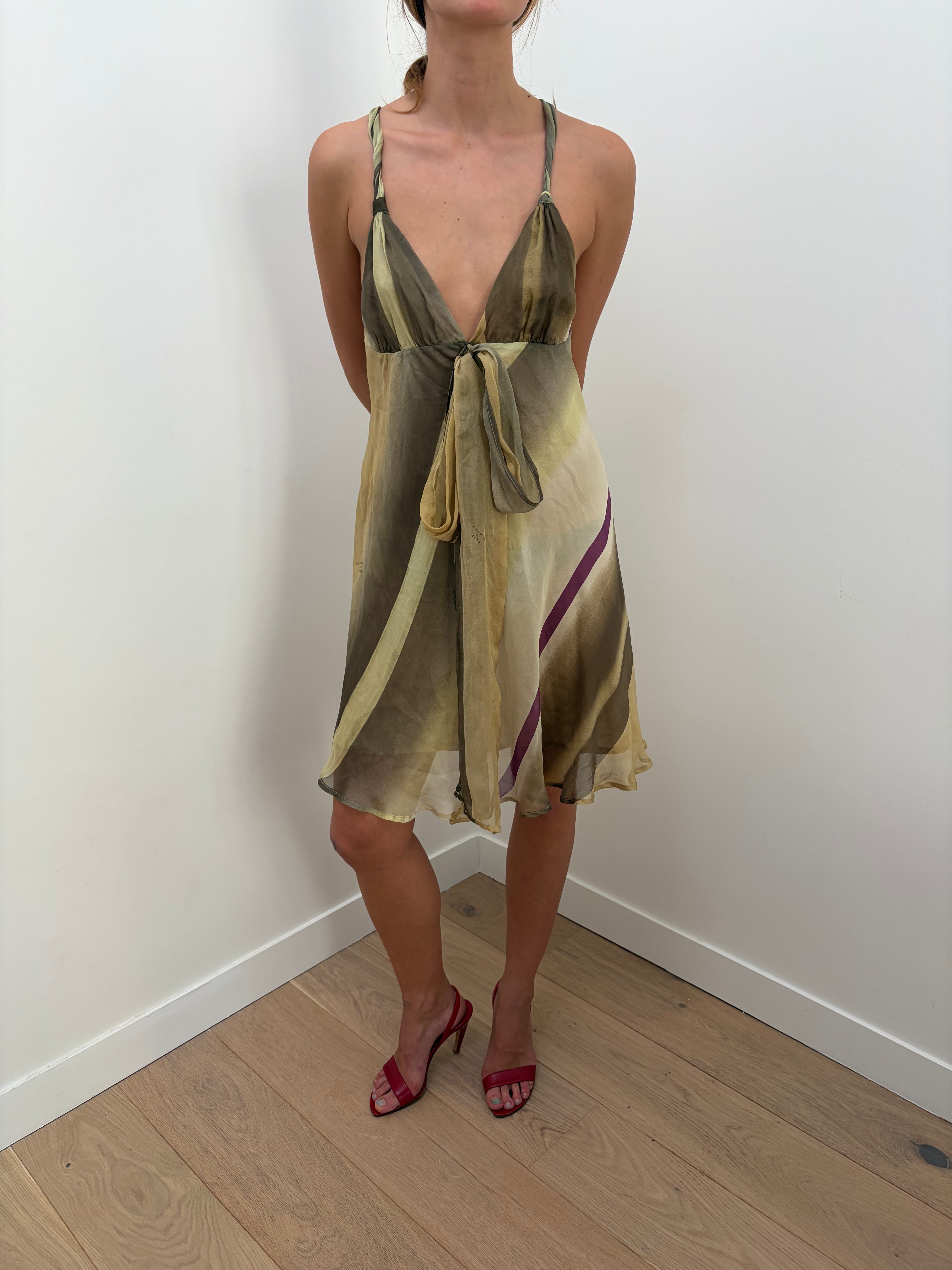 Italien Vintage Silk Dress