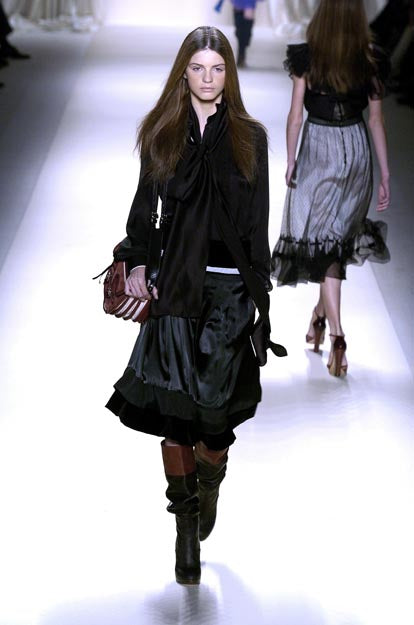 Chloé 2005 FW Runway Skirt